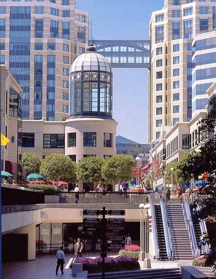 Modernisierte Downtown von Oakland