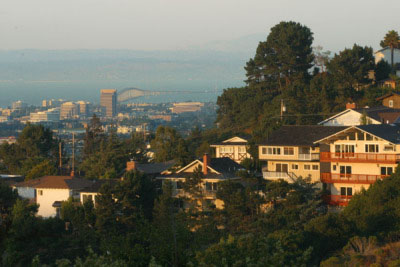 Blick von Belmont nach San Mateo