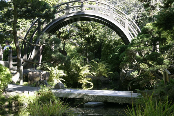 Japanische Br&uuml;cke im Japanese Tea Garden