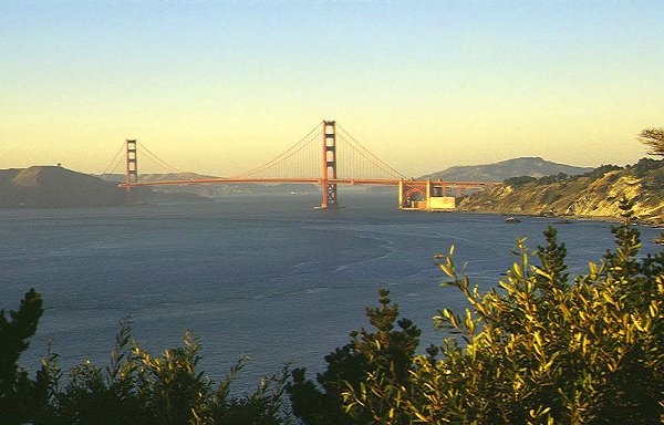 Die 1937 von Franklin D. Roosevelt er&ouml;ffnete Golden Gate Bridge